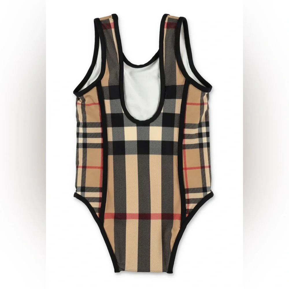 NWT [Burberry] Authentic Luxury One-Piece Swimsuit Bathing Suit Kids Toddler 12M - Picture 3 of 12
